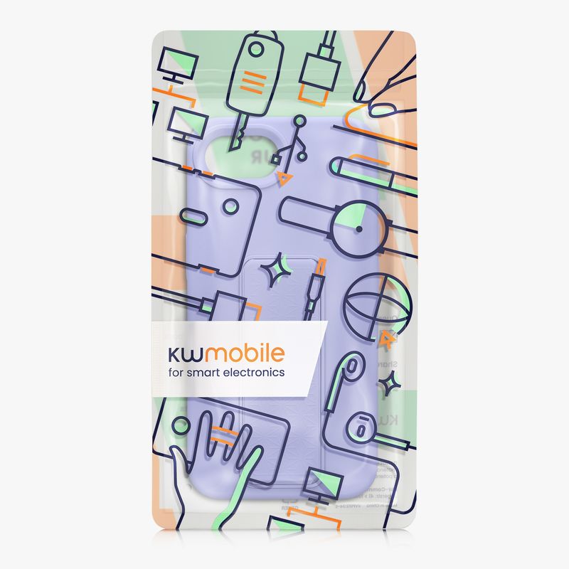 Laptop, Telefoane si Tablete - Telefoane mobile si accesorii - Accesorii Telefoane - Huse telefoane - Husa Kwmobile pentru iPhone 17e/16e, functie stand, silicon, mov - Infinity.ro