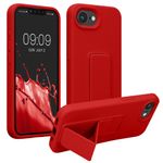 Laptop, Telefoane si Tablete - Telefoane mobile si accesorii - Accesorii Telefoane - Huse telefoane - Husa Kwmobile pentru iPhone 17e/16e, functie stand, silicon, rosu - Infinity.ro