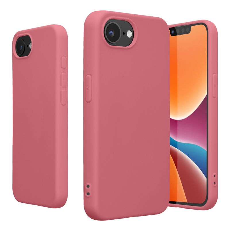 Laptop, Telefoane si Tablete - Telefoane mobile si accesorii - Accesorii Telefoane - Huse telefoane - Husa Kwmobile pentru iPhone 17e/16e, incarcare wireless, anti-alunecare, TPU, roz - Infinity.ro