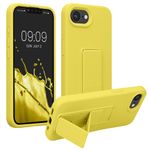 Laptop, Telefoane si Tablete - Telefoane mobile si accesorii - Accesorii Telefoane - Huse telefoane - Husa Kwmobile pentru iPhone 17e/16e, functie stand, silicon, galben - Infinity.ro