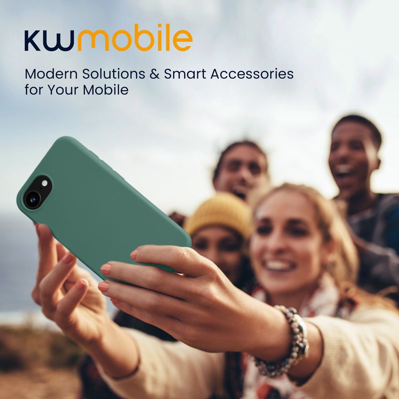 Laptop, Telefoane si Tablete - Telefoane mobile si accesorii - Accesorii Telefoane - Huse telefoane - Husa Kwmobile pentru iPhone 17e/16e, incarcare wireless, anti-alunecare, TPU, verde - Infinity.ro
