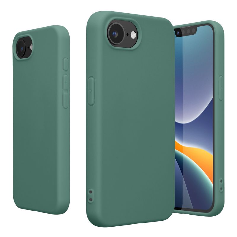 Laptop, Telefoane si Tablete - Telefoane mobile si accesorii - Accesorii Telefoane - Huse telefoane - Husa Kwmobile pentru iPhone 17e/16e, incarcare wireless, anti-alunecare, TPU, verde - Infinity.ro