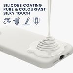 Laptop, Telefoane si Tablete - Telefoane mobile si accesorii - Accesorii Telefoane - Huse telefoane - Husa Kwmobile pentru iPhone 17e/16e, incarcare wireless, silicon, alb - Infinity.ro