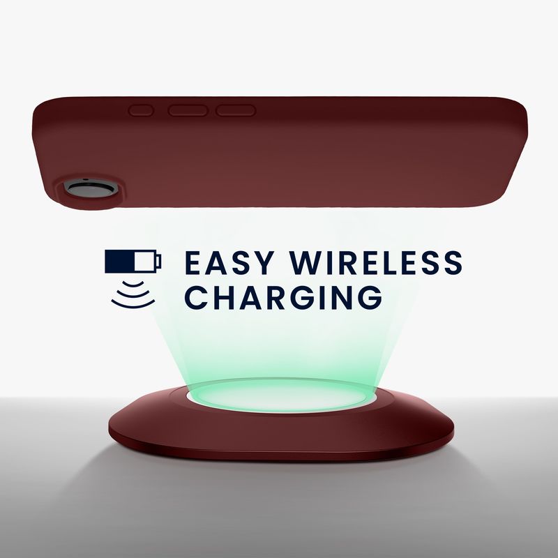 Laptop, Telefoane si Tablete - Telefoane mobile si accesorii - Accesorii Telefoane - Huse telefoane - Husa Kwmobile pentru iPhone 17e/16e, incarcare wireless, anti-alunecare, silicon, mov - Infinity.ro