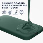 Laptop, Telefoane si Tablete - Telefoane mobile si accesorii - Accesorii Telefoane - Huse telefoane - Husa Kwmobile pentru iPhone 17e/16e, incarcare wireless, anti-alunecare, silicon, verde - Infinity.ro