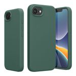 Laptop, Telefoane si Tablete - Telefoane mobile si accesorii - Accesorii Telefoane - Huse telefoane - Husa Kwmobile pentru iPhone 17e/16e, incarcare wireless, anti-alunecare, silicon, verde - Infinity.ro