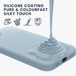Laptop, Telefoane si Tablete - Telefoane mobile si accesorii - Accesorii Telefoane - Huse telefoane - Husa Kwmobile pentru iPhone 17e/16e, incarcare wireless, silicon, albastru deschis - Infinity.ro