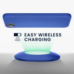 Laptop, Telefoane si Tablete - Telefoane mobile si accesorii - Accesorii Telefoane - Huse telefoane - Husa Kwmobile pentru iPhone 17e/16e, incarcare wireless, silicon, albastru baltic - Infinity.ro