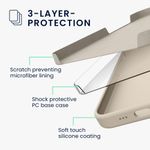 Laptop, Telefoane si Tablete - Telefoane mobile si accesorii - Accesorii Telefoane - Huse telefoane - Husa Kwmobile pentru iPhone 17e/16e, incarcare wireless, silicon, bej - Infinity.ro