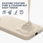 Laptop, Telefoane si Tablete - Telefoane mobile si accesorii - Accesorii Telefoane - Huse telefoane - Husa Kwmobile pentru iPhone 17e/16e, incarcare wireless, silicon, bej - Infinity.ro