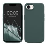 Laptop, Telefoane si Tablete - Telefoane mobile si accesorii - Accesorii Telefoane - Huse telefoane - Husa Kwmobile pentru iPhone 17e/16e, incarcare wireless, silicon, albastru verzui - Infinity.ro