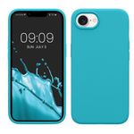 Laptop, Telefoane si Tablete - Telefoane mobile si accesorii - Accesorii Telefoane - Huse telefoane - Husa Kwmobile pentru iPhone 17e/16e, incarcare wireless, silicon, albastru glaciar - Infinity.ro