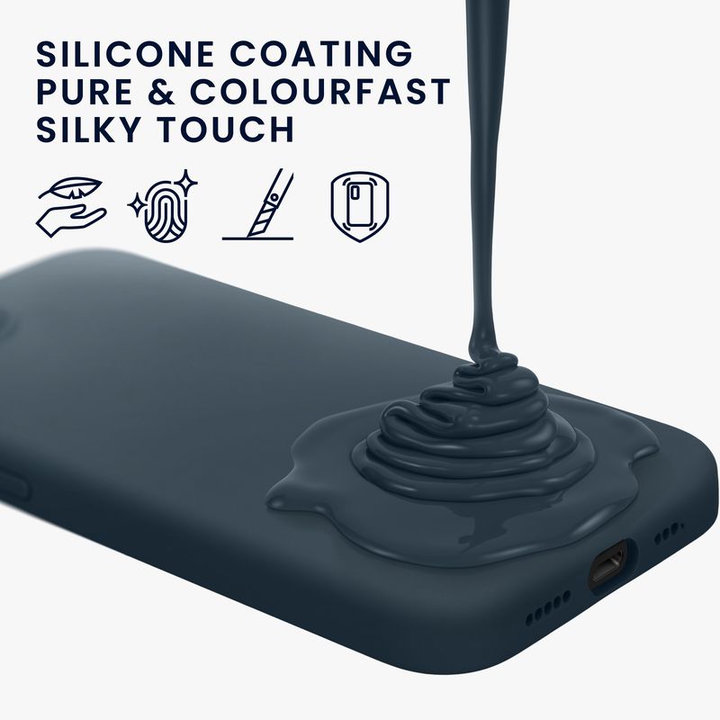 Laptop, Telefoane si Tablete - Telefoane mobile si accesorii - Accesorii Telefoane - Huse telefoane - Husa Kwmobile pentru iPhone 17e/16e, incarcare wireless, silicon, gri - Infinity.ro