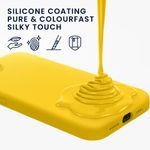 Laptop, Telefoane si Tablete - Telefoane mobile si accesorii - Accesorii Telefoane - Huse telefoane - Husa Kwmobile pentru iPhone 17e/16e, incarcare wireless, silicon, galben - Infinity.ro