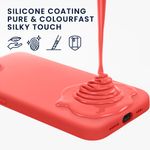 Laptop, Telefoane si Tablete - Telefoane mobile si accesorii - Accesorii Telefoane - Huse telefoane - Husa Kwmobile pentru iPhone 17e/16e, incarcare wireless, silicon, coral neon - Infinity.ro