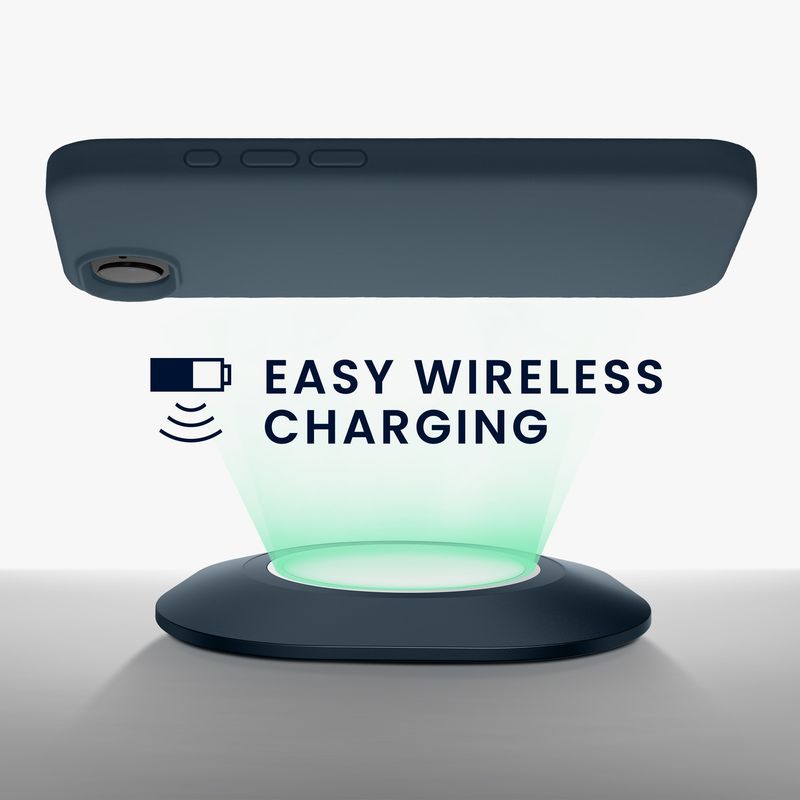 Laptop, Telefoane si Tablete - Telefoane mobile si accesorii - Accesorii Telefoane - Huse telefoane - Husa Kwmobile pentru iPhone 17e/16e, incarcare wireless, silicon, gri - Infinity.ro