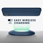 Laptop, Telefoane si Tablete - Telefoane mobile si accesorii - Accesorii Telefoane - Huse telefoane - Husa Kwmobile pentru iPhone 17e/16e, incarcare wireless, silicon, bleumarin - Infinity.ro