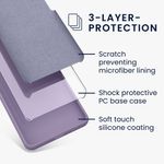 Laptop, Telefoane si Tablete - Telefoane mobile si accesorii - Accesorii Telefoane - Huse telefoane - Husa Kwmobile pentru iPhone 17e/16e, incarcare wireless, silicon, mov violet - Infinity.ro