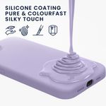 Laptop, Telefoane si Tablete - Telefoane mobile si accesorii - Accesorii Telefoane - Huse telefoane - Husa Kwmobile pentru iPhone 17e/16e, incarcare wireless, silicon, lavanda - Infinity.ro
