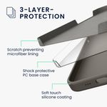Laptop, Telefoane si Tablete - Telefoane mobile si accesorii - Accesorii Telefoane - Huse telefoane - Husa Kwmobile pentru iPhone 17e/16e, incarcare wireless, silicon, gri, TPU - Infinity.ro
