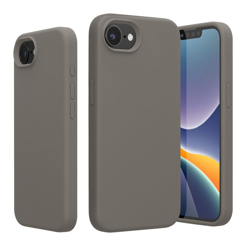 Laptop, Telefoane si Tablete - Telefoane mobile si accesorii - Accesorii Telefoane - Huse telefoane - Husa Kwmobile pentru iPhone 17e/16e, incarcare wireless, silicon, gri, TPU - Infinity.ro