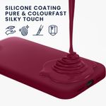 Laptop, Telefoane si Tablete - Telefoane mobile si accesorii - Accesorii Telefoane - Huse telefoane - Husa Kwmobile pentru iPhone 17e/16e, incarcare wireless, silicon, rosu rubarba - Infinity.ro
