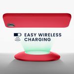 Laptop, Telefoane si Tablete - Telefoane mobile si accesorii - Accesorii Telefoane - Huse telefoane - Husa Kwmobile pentru iPhone 17e/16e, incarcare wireless, silicon, roz inchis - Infinity.ro