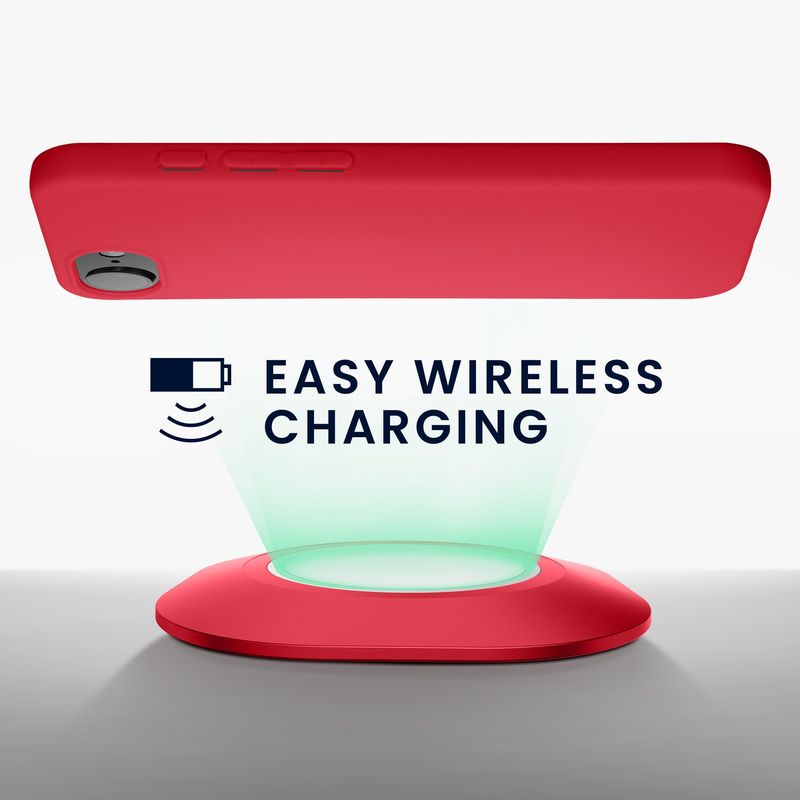 Laptop, Telefoane si Tablete - Telefoane mobile si accesorii - Accesorii Telefoane - Huse telefoane - Husa Kwmobile pentru iPhone 17e/16e, incarcare wireless, silicon, roz inchis - Infinity.ro