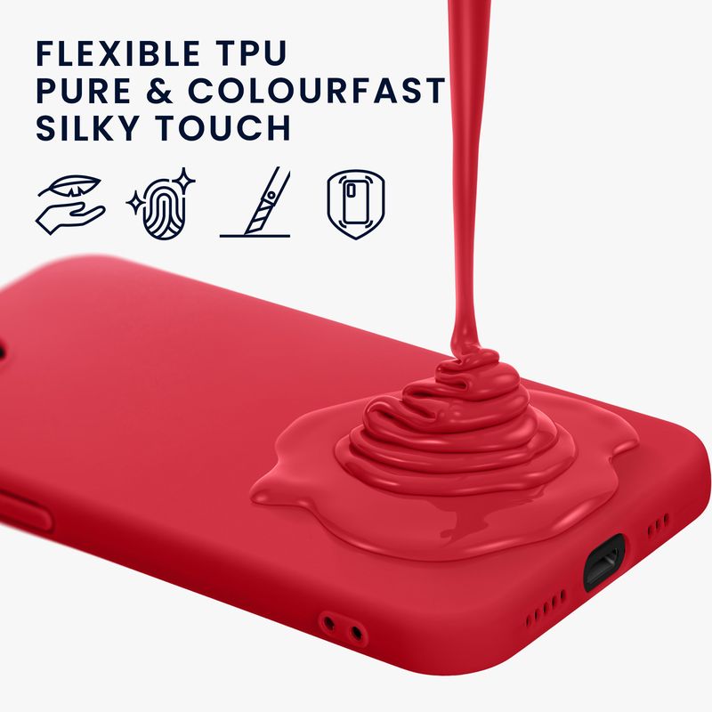 Laptop, Telefoane si Tablete - Telefoane mobile si accesorii - Accesorii Telefoane - Huse telefoane - Husa Kwmobile pentru iPhone 17e/16e, incarcare wireless, silicon, roz inchis - Infinity.ro