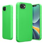 Laptop, Telefoane si Tablete - Telefoane mobile si accesorii - Accesorii Telefoane - Huse telefoane - Husa Kwmobile pentru iPhone 17e/16e, incarcare wireless, silicon, verde neon - Infinity.ro