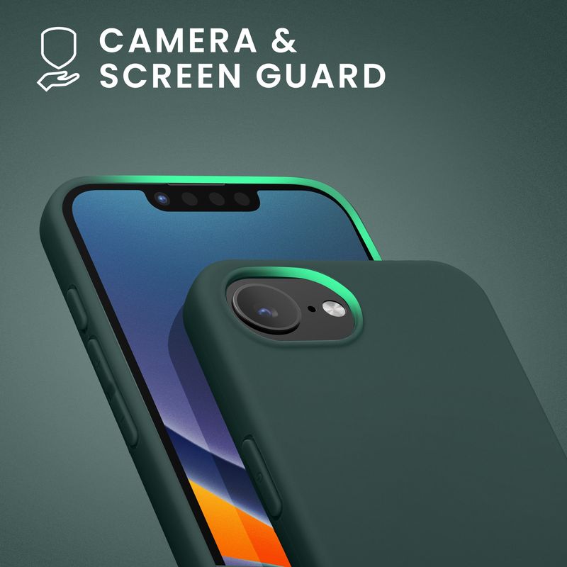 Laptop, Telefoane si Tablete - Telefoane mobile si accesorii - Accesorii Telefoane - Huse telefoane - Husa Kwmobile pentru iPhone 17e/16e, incarcare wireless, TPU, albastru verzui - Infinity.ro