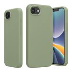 Laptop, Telefoane si Tablete - Telefoane mobile si accesorii - Accesorii Telefoane - Huse telefoane - Husa Kwmobile pentru iPhone 17e/16e, incarcare wireless, silicon, verde, gri - Infinity.ro
