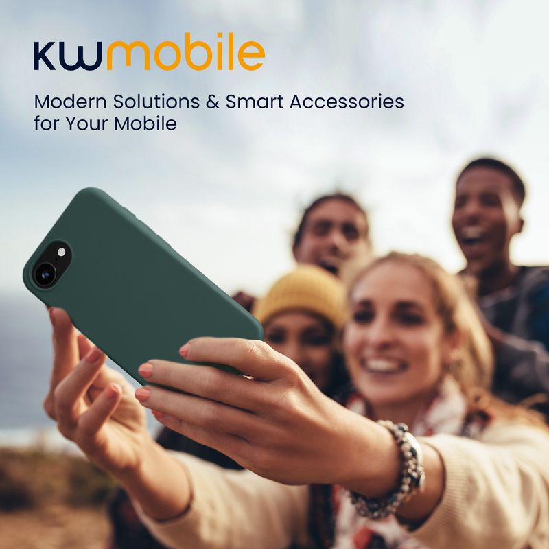 Laptop, Telefoane si Tablete - Telefoane mobile si accesorii - Accesorii Telefoane - Huse telefoane - Husa Kwmobile pentru iPhone 17e/16e, incarcare wireless, TPU, albastru verzui - Infinity.ro