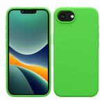 Laptop, Telefoane si Tablete - Telefoane mobile si accesorii - Accesorii Telefoane - Huse telefoane - Husa Kwmobile pentru iPhone 17e/16e, incarcare wireless, silicon, verde lime - Infinity.ro