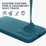 Laptop, Telefoane si Tablete - Telefoane mobile si accesorii - Accesorii Telefoane - Huse telefoane - Husa Kwmobile pentru iPhone 17e/16e, incarcare wireless, silicon, turcoaz - Infinity.ro