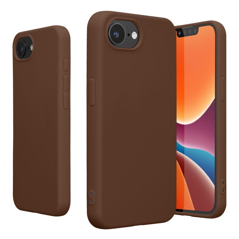 Laptop, Telefoane si Tablete - Telefoane mobile si accesorii - Accesorii Telefoane - Huse telefoane - Husa Kwmobile pentru iPhone 17e/16e, incarcare wireless, TPU, maro - Infinity.ro