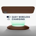 Laptop, Telefoane si Tablete - Telefoane mobile si accesorii - Accesorii Telefoane - Huse telefoane - Husa Kwmobile pentru iPhone 17e/16e, incarcare wireless, TPU, maro - Infinity.ro