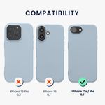 Laptop, Telefoane si Tablete - Telefoane mobile si accesorii - Accesorii Telefoane - Huse telefoane - Husa Kwmobile pentru iPhone 17e/16e, incarcare wireless, TPU, albastru deschis - Infinity.ro