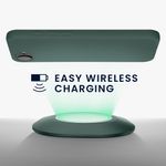 Laptop, Telefoane si Tablete - Telefoane mobile si accesorii - Accesorii Telefoane - Huse telefoane - Husa Kwmobile pentru iPhone 17e/16e, incarcare wireless, silicon, verde muschi - Infinity.ro