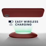 Laptop, Telefoane si Tablete - Telefoane mobile si accesorii - Accesorii Telefoane - Huse telefoane - Husa Kwmobile pentru iPhone 17e/16e, incarcare wireless, TPU, rosu aramiu - Infinity.ro
