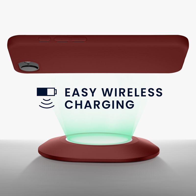 Laptop, Telefoane si Tablete - Telefoane mobile si accesorii - Accesorii Telefoane - Huse telefoane - Husa Kwmobile pentru iPhone 17e/16e, incarcare wireless, TPU, rosu aramiu - Infinity.ro