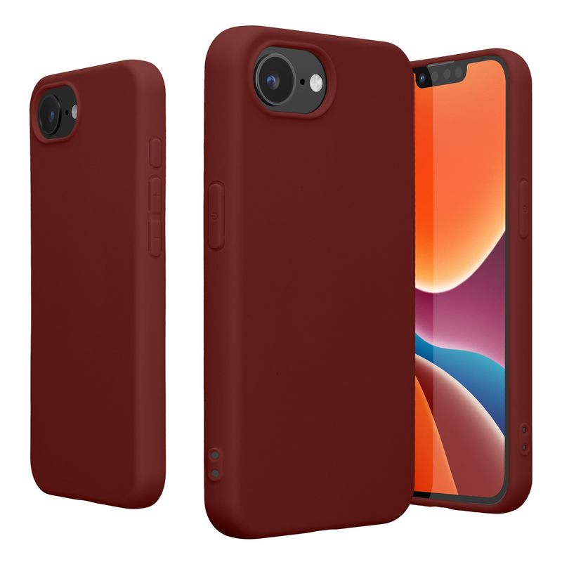 Laptop, Telefoane si Tablete - Telefoane mobile si accesorii - Accesorii Telefoane - Huse telefoane - Husa Kwmobile pentru iPhone 17e/16e, incarcare wireless, TPU, rosu aramiu - Infinity.ro