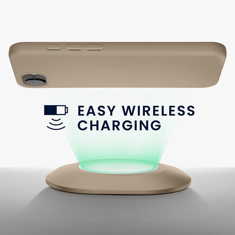 Laptop, Telefoane si Tablete - Telefoane mobile si accesorii - Accesorii Telefoane - Huse telefoane - Husa Kwmobile pentru iPhone 17e/16e, incarcare wireless, TPU, bej - Infinity.ro