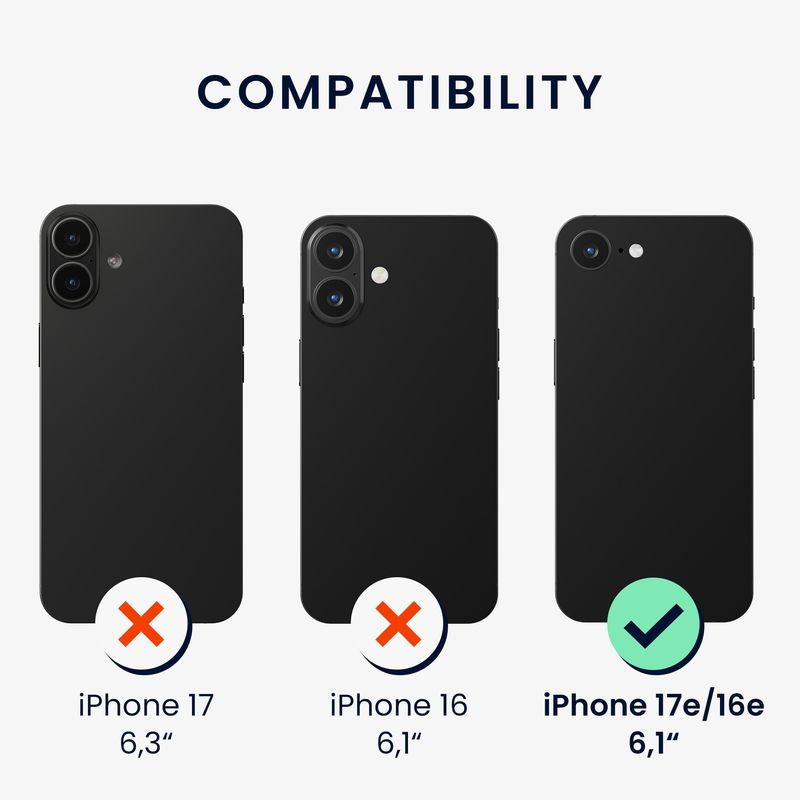 Laptop, Telefoane si Tablete - Telefoane mobile si accesorii - Accesorii Telefoane - Huse telefoane - Husa Kwmobile pentru iPhone 17e/16e, protectie la socuri, silicon, albastru - Infinity.ro