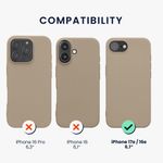 Laptop, Telefoane si Tablete - Telefoane mobile si accesorii - Accesorii Telefoane - Huse telefoane - Husa Kwmobile pentru iPhone 17e/16e, incarcare wireless, TPU, bej - Infinity.ro