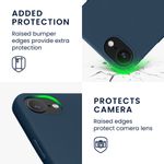 Laptop, Telefoane si Tablete - Telefoane mobile si accesorii - Accesorii Telefoane - Huse telefoane - Husa Kwmobile pentru iPhone 17e/16e, protectie la socuri, silicon, albastru - Infinity.ro
