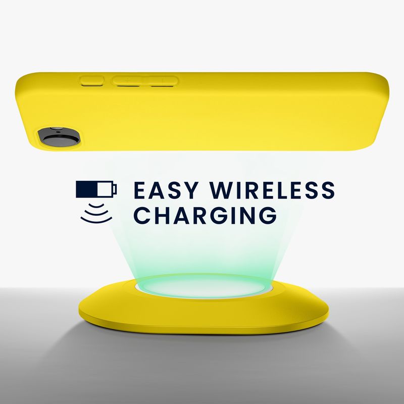 Laptop, Telefoane si Tablete - Telefoane mobile si accesorii - Accesorii Telefoane - Huse telefoane - Husa Kwmobile pentru iPhone 17e/16e, incarcare wireless, TPU, galben - Infinity.ro