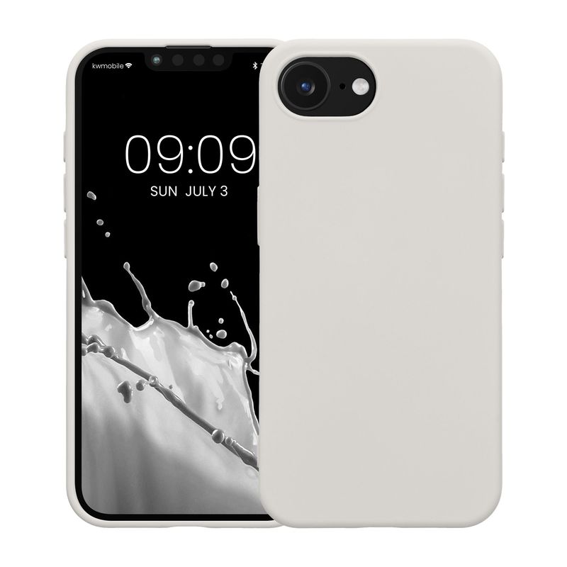 Laptop, Telefoane si Tablete - Telefoane mobile si accesorii - Accesorii Telefoane - Huse telefoane - Husa Kwmobile pentru iPhone 17e/16e, protectie la socuri, silicon, alb - Infinity.ro