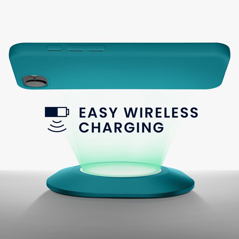 Laptop, Telefoane si Tablete - Telefoane mobile si accesorii - Accesorii Telefoane - Huse telefoane - Husa Kwmobile pentru iPhone 17e/16e, incarcare wireless, TPU, turcoaz - Infinity.ro