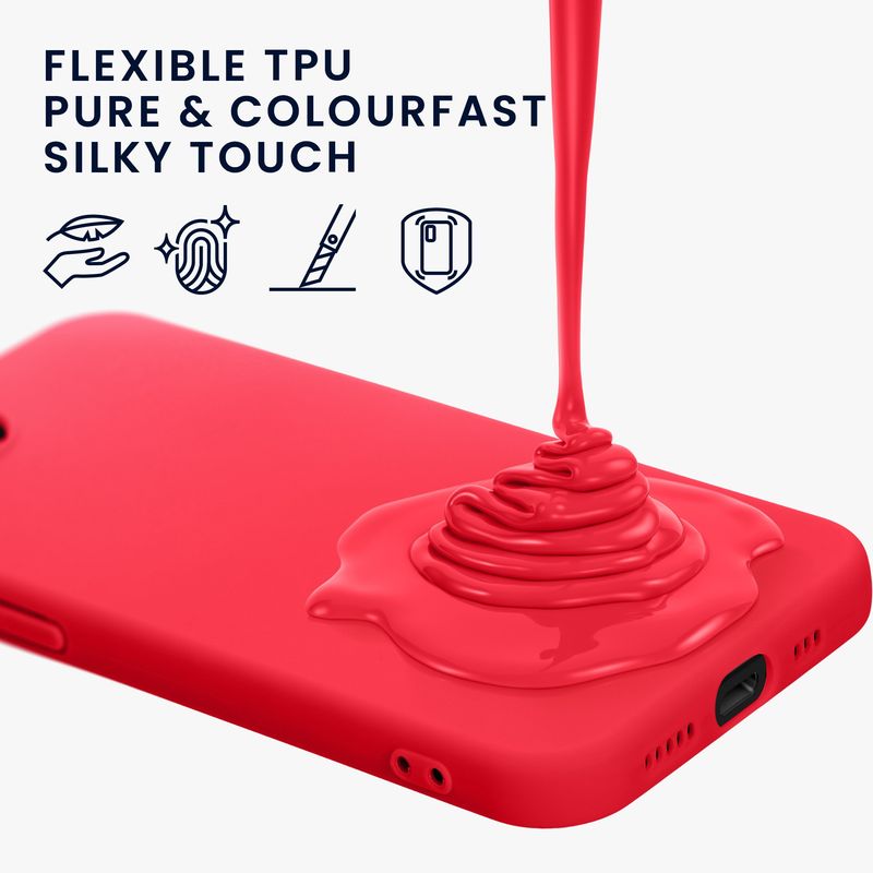 Laptop, Telefoane si Tablete - Telefoane mobile si accesorii - Accesorii Telefoane - Huse telefoane - Husa Kwmobile pentru iPhone 17e/16e, incarcare wireless, TPU, roz neon - Infinity.ro